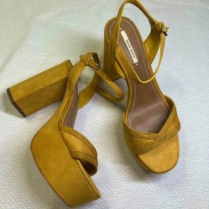 Zara block heels